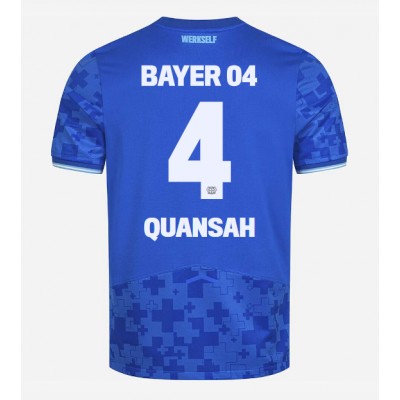 Bayer Leverkusen Jarell Quansah #4 Rezervni Dres 2025-26 Kratak Rukav Bayer Leverkusen Jarell Quansah #4 Rezervni Dres 2025-26 Kratak Rukav